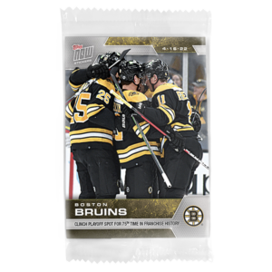 2021-22 Topps NOW  #404- Boston Bruins (1 of 121)