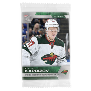 2021-22 Topps NOW  #405- Kirill Kaprizov 6 (1 of 311)