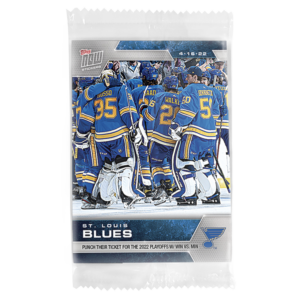 2021-22 Topps NOW  #406- St.Louis Blues 3 (1 of 96)