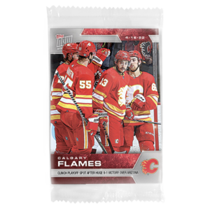 2021-22 Topps NOW  #408- Calgary Flames 4 (1 of 91)