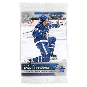 2021-22 Topps NOW  #431- Auston Matthews 18 (1 of 825)