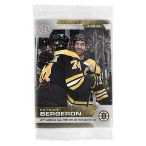 2021-22 Topps NOW  #437- Patrice Bergeron 3 (1 of 200)