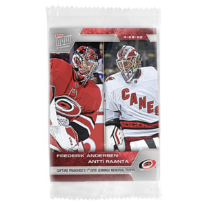 2021-22 Topps NOW  #439- Frederik Andersen 5 / Antti Raanta (1 of 220)