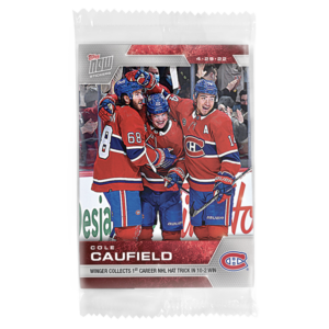 2021-22 Topps NOW  #442- Cole Caufield 2 (1 of 176)