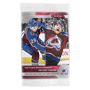 2021-22 Topps NOW  #448- Nathan MacKinnon 2 / Devon Toews (1 of 111)
