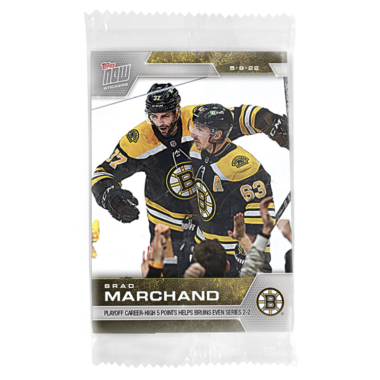2021-22 Topps NOW #458- Brad Marchand 7 (1 of 127)