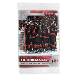 2021-22 Topps NOW  #474- Carolina Hurricanes 4 (1 of 91)