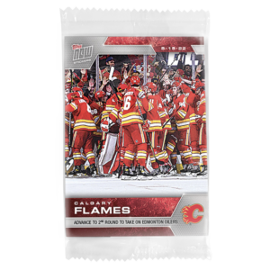 2021-22 Topps NOW  #484- Calgary Flames 5 (1 of 86)