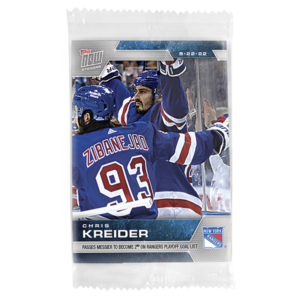 2021-22 Topps NOW  #493- Chris Kreider 9 (1 of 216)