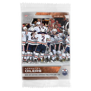 2021-22 Topps NOW  #504- Edmonton Oilers 4 (1 of 126)