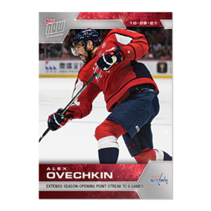 2021-22 TOPPS NOW Week 4 (Ovechkin Top) Sticker Sealed Cellophane (No Ice Parallel) Package #57-76