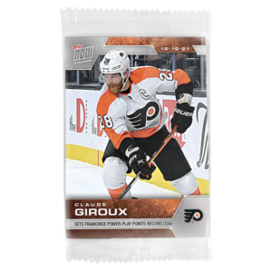 2021-22 TOPPS NOW Week 10 (Giroux Top) Sticker Sealed Cellophane (No Ice Parallel) Package #157-167