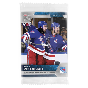2022-23 TOPPS NOW  #3- Mika Zibanejad (1 of 122)