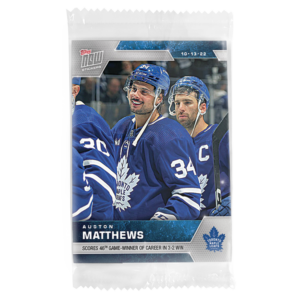 2022-23 TOPPS NOW  #9- Auston Matthews (1 of 177)