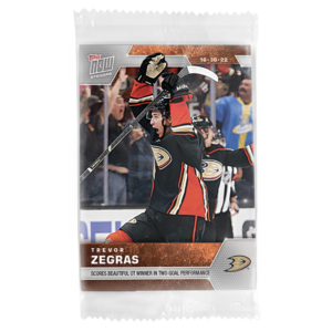 2022-23 TOPPS NOW  #37- Trevor Zegras (1 of 83)