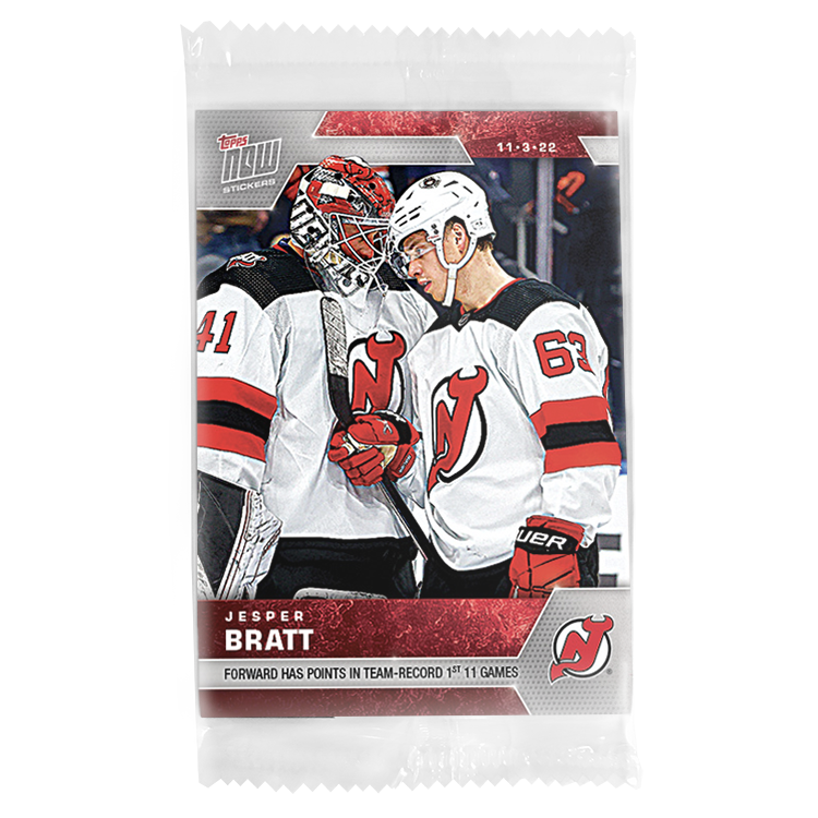 2022-23 TOPPS NOW #46- Jesper Bratt (1 of 68)