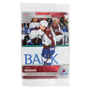 2022-23 TOPPS NOW  #75- Cale Makar (1 of 167)