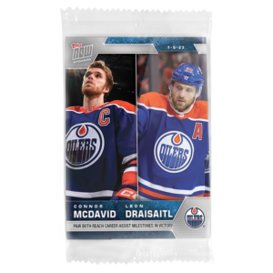 2022-23 TOPPS NOW  #141- Connor McDavid 6/ Leon Draisaitl 3 (1 of 223)