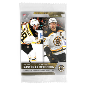 2022-23 TOPPS NOW  #150- David Pastrnak 2/ Patrice Bergeron 4 (1 of 144)