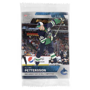 2022-23 TOPPS NOW  #185- Elias Pettersson 2 (1 of 72)