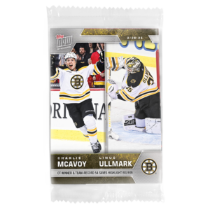 2022-23 TOPPS NOW  #231- Linus Ullmark 4/ Charlie McAvoy (1 of 166)