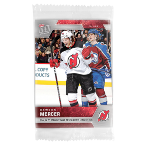 2022-23 TOPPS NOW  #233- Dawson Mercer (1 of 91)