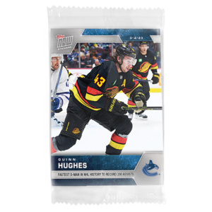 2022-23 TOPPS NOW  #241- Quinn Hughes (1 of 65)