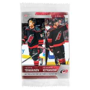 2022-23 TOPPS NOW  #245- Teuvo Teravainen/ Jesperi Kotkaniemi (1 of 70)
