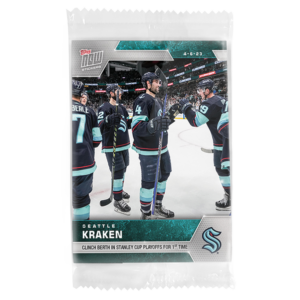 2022-23 TOPPS NOW  #323- Seattle Kraken 3 (1 of 515)