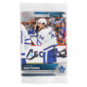 2022-23 TOPPS NOW  #335- Auston Matthews 4 (1 of 74)