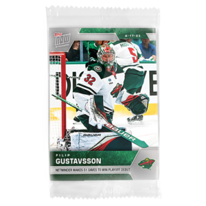 2022-23 TOPPS NOW  #357- Filip Gustavsson 2 (1 of 74)