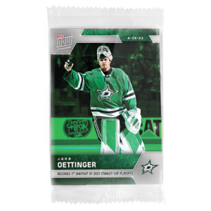 2022-23 TOPPS NOW  #377- Jake Oettinger (1 of 98)