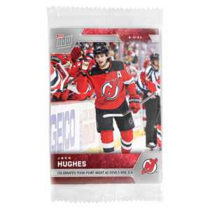 2022-23 TOPPS NOW  #395- Jack Hughes 6 (1 of 109)