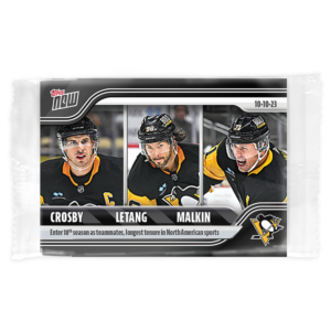 2023-24 TOPPS NOW  #2- Sidney Crosby/ Evgeni Malkin/ Kris Letang (1 of 1202)