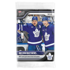 2023-24 TOPPS NOW  #4- Auston Matthews (1 of 1042)