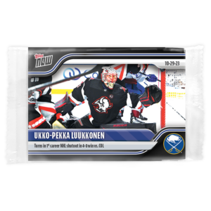 2023-24 TOPPS NOW  #20- Ukko-Pekka Luukkonen (1 of 214)
