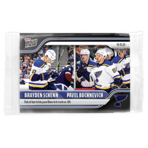 2023-24 TOPPS NOW  #34- Brayden Schenn/ Pavel Buchnevich (1 of 204)
