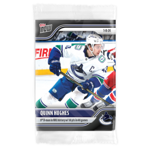 2023-24 TOPPS NOW  #80- Quinn Hughes 3 (1 of 296)
