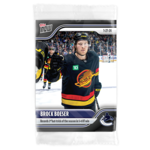 2023-24 TOPPS NOW  #100- Brock Boeser 2 (1 of 140)