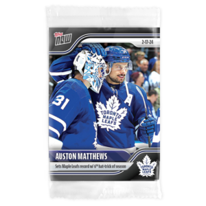 2023-24 TOPPS NOW  #122- Auston Matthews 7 (1 of 214)