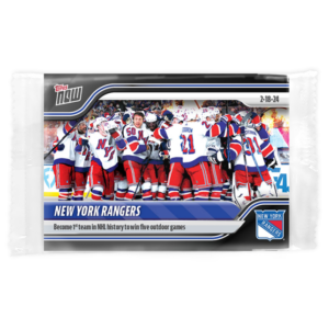 2023-24 TOPPS NOW  #124- New York Rangers (1 of 424)