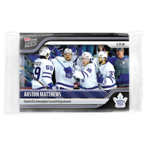 2023-24 TOPPS NOW  #126- Auston Matthews 8 (1 of 214)