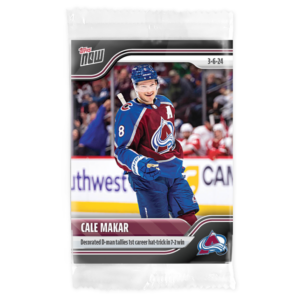 2023-24 TOPPS NOW  #138- Cale Makar 4 (1 of 203)