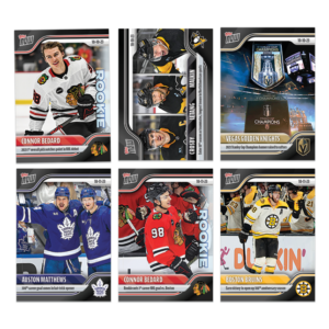 2023-24 Topps NOW Week 1 (Bedard Top) Sticker Sealed Cellophane (No Ice Parallel) Package #1-6