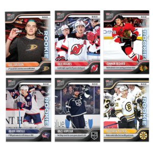 2023-24 Topps NOW Week 3 (Carlsson Top) Sticker Sealed Cellophane (No Ice Parallel) Package #13-18