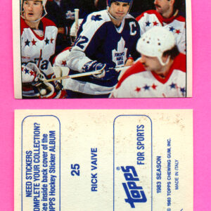 1983 Topps #25-Rick Vaive
