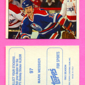 1983 Topps #97-Mark Messier