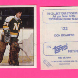 1983 Topps #122-Don Beaupre