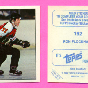 1983 Topps #192-Ron Flockhart