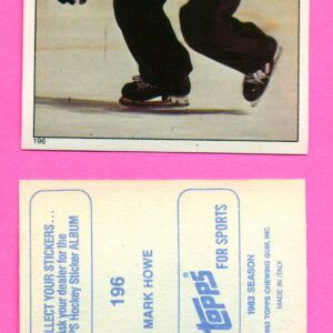 1983 Topps #196-Mark Howe
